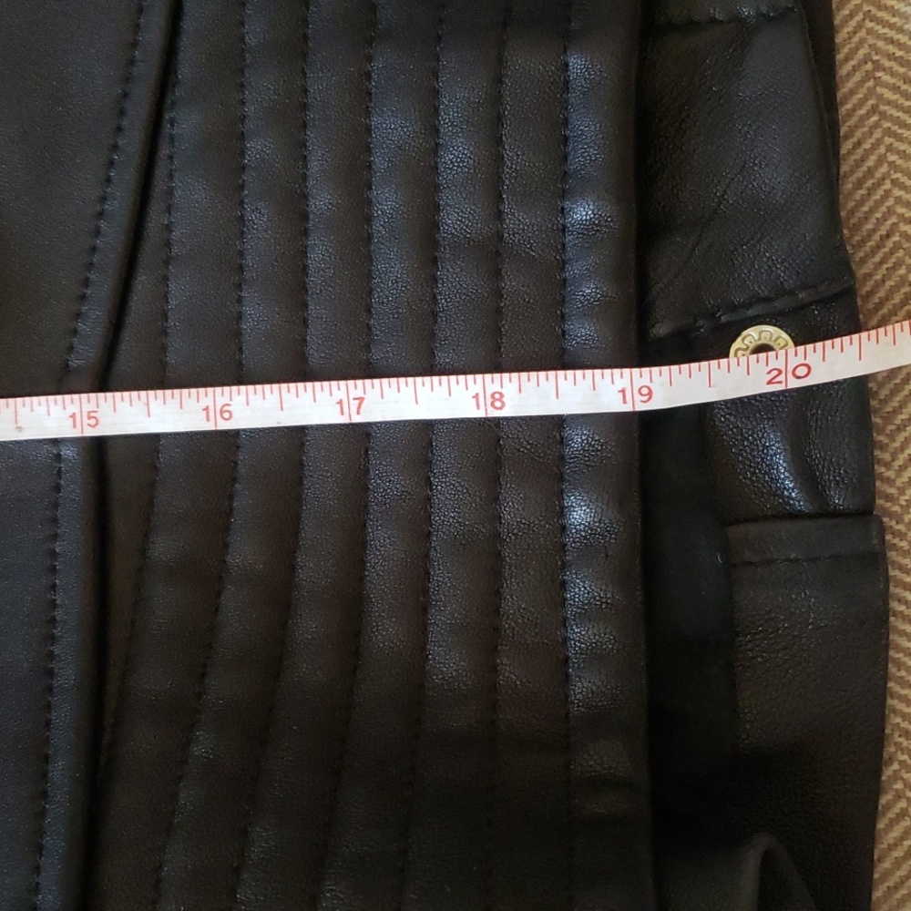 BCBGeneration Black Leather Moto Biker Jacket Sz M - Picture 11 of 11